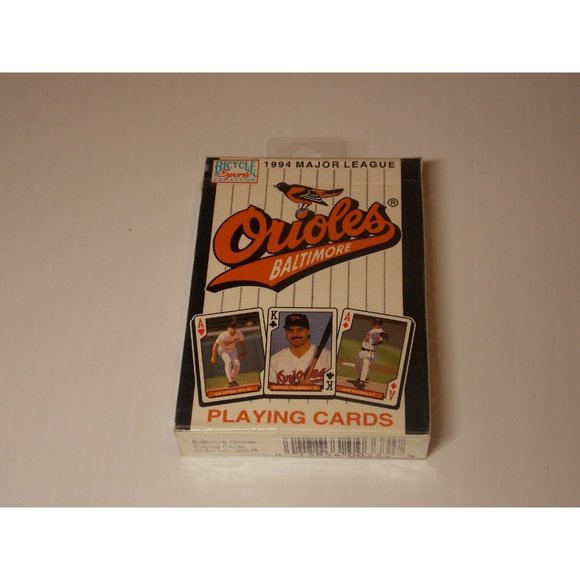 MLB Games Sealed Deck Of 994 Baltimore Orioles Baseball Team